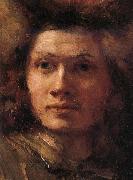 Rembrandt van rijn, Details of  The polish rider